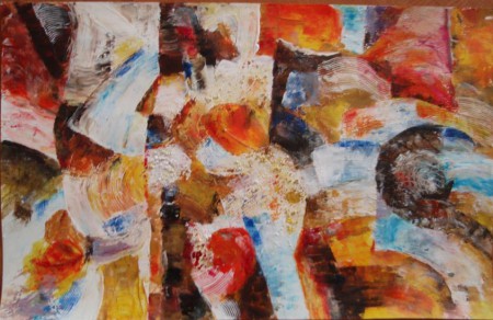 Vášeň, 40x55 cm, akryl